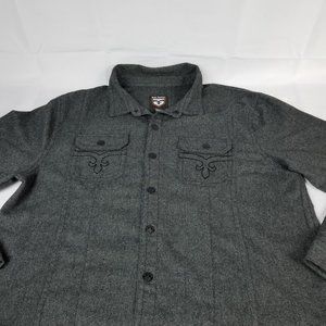 Rock Revival Button Down Long Sleeve Mens Size XXL